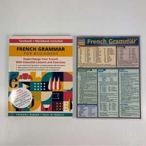 French Grammar for Beginners Workbook Frederic Bibard Bonus Quick Study Pamphlet